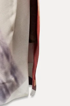 Sale VESTIDO ASIMÉTRICO ESTAMPADO ZW COLLECTION Mujer Vestidos