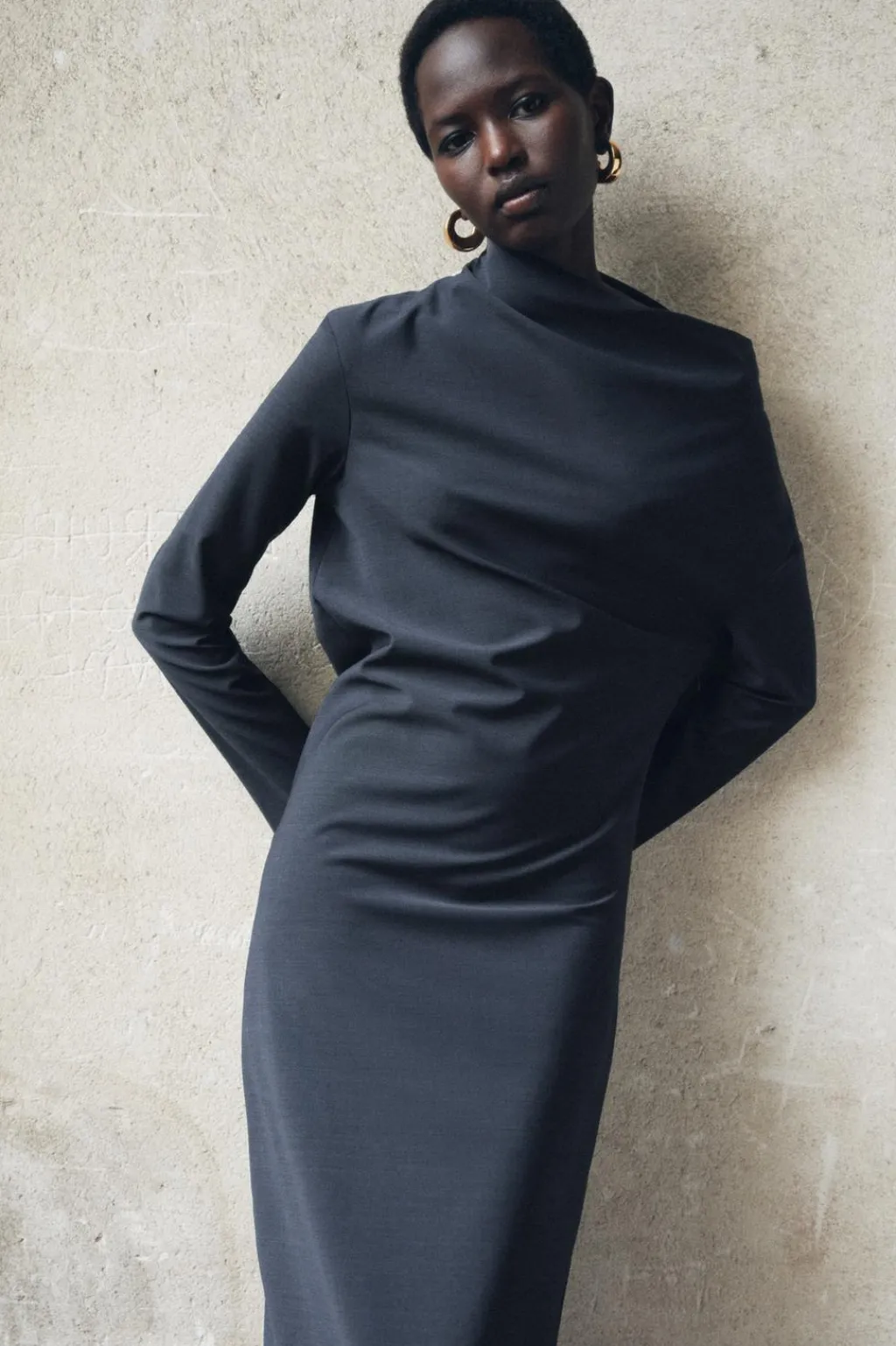 Outlet VESTIDO ASIMÉTRICO ZW COLLECTION Mujer Vestidos