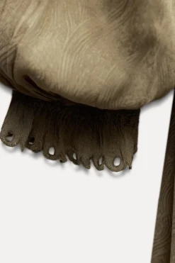 Discount VESTIDO BORDADO JACQUARD ZW COLLECTION Mujer Vestidos