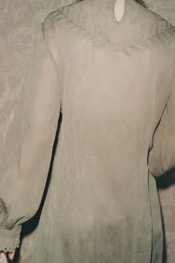 Discount VESTIDO BORDADO JACQUARD ZW COLLECTION Mujer Vestidos