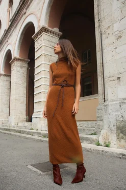 Outlet VESTIDO BOUCLÉ RÚSTICO Mujer Vestidos