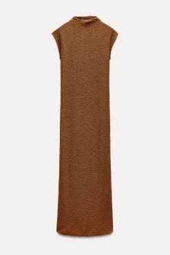 Outlet VESTIDO BOUCLÉ RÚSTICO Mujer Vestidos