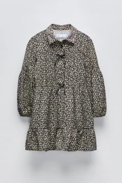 Niños ZARA 6 - 14 Años·Vestidos / Monos<VESTIDO CAMISERO ANIMAL PRINT