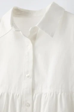 Niños ZARA 1½ - 6 Años·Vestidos / Petos|6 - 18 Meses·Vestidos / Monos<VESTIDO CAMISERO BANDANA PUNTO