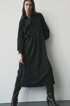 Best VESTIDO CAMISERO BOTONES ZW COLLECTION Mujer Vestidos