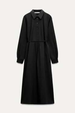 Best VESTIDO CAMISERO BOTONES ZW COLLECTION Mujer Vestidos