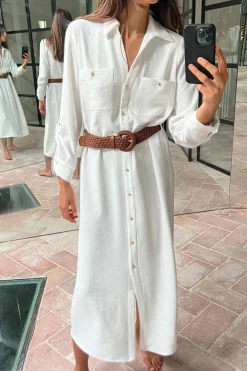 Clearance VESTIDO CAMISERO CINTURÓN Mujer Vestidos