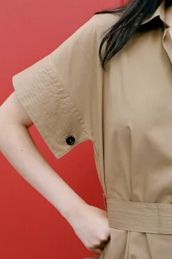 Outlet VESTIDO CAMISERO CINTURÓN ZW COLLECTION Mujer Vestidos