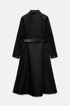 Hot VESTIDO CAMISERO CINTURÓN ZW COLLECTION Mujer Vestidos