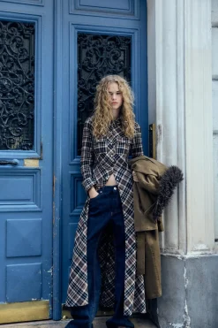 Online VESTIDO CAMISERO CUADROS Mujer Vestidos