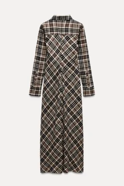 Online VESTIDO CAMISERO CUADROS Mujer Vestidos