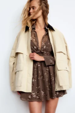 Hot VESTIDO CAMISERO ESTAMPADO Mujer Vestidos