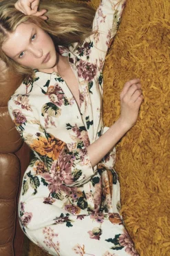 New VESTIDO CAMISERO LINO 100% ZW COLLECTION Mujer Vestidos