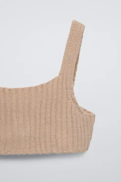 Niños ZARA 6 - 14 Años·Vestidos / Monos<VESTIDO CAMISERO TOP PUNTO