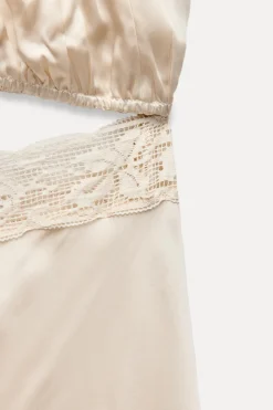 Best VESTIDO CAMISÓN CUT OUT Mujer Vestidos