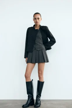 Clearance VESTIDO CHALECO RAYAS TABLAS Mujer Vestidos