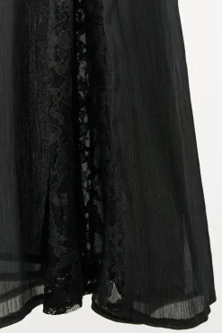 Online VESTIDO COMBINADO BORDADO ABALORIOS Mujer Vestidos