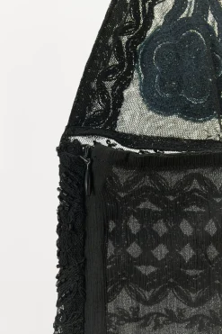 Online VESTIDO COMBINADO BORDADO ABALORIOS Mujer Vestidos