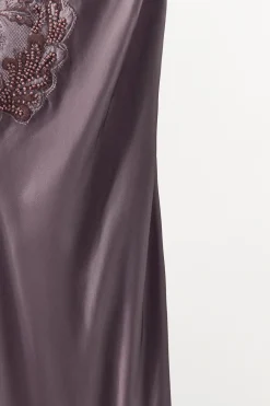 Discount VESTIDO COMBINADO BORDADOS ABALORIOS Mujer Vestidos|Lenceria