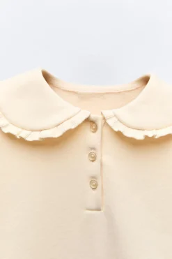 Niños ZARA 1½ - 6 Años·Vestidos / Petos|6 - 18 Meses·Vestidos / Monos<VESTIDO COMBINADO CUELLO