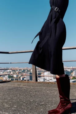 Best VESTIDO COMBINADO HEBILLAS Mujer Vestidos