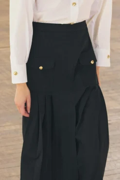 New VESTIDO COMBINADO ZW COLLECTION Mujer Vestidos