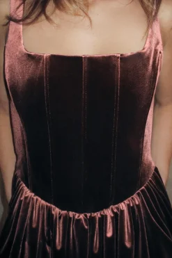 New VESTIDO CORSETERO FRUNCES Mujer Vestidos