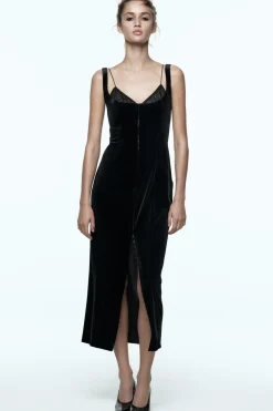 Fashion VESTIDO CORSETERO TERCIOPELO Mujer Vestidos