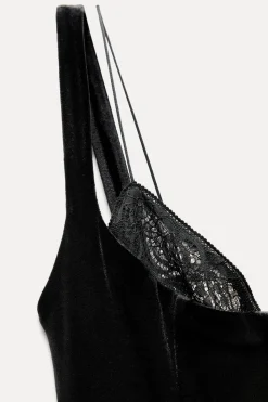 Fashion VESTIDO CORSETERO TERCIOPELO Mujer Vestidos