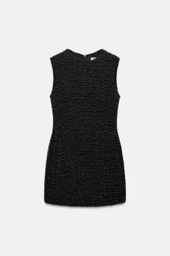 Clearance VESTIDO CORTO ABALORIOS ZW COLLECTION Mujer Vestidos