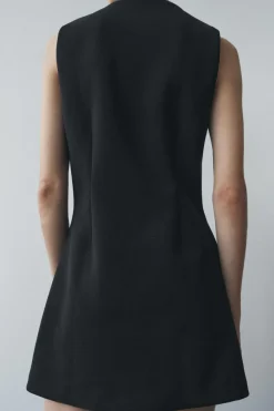 Hot VESTIDO CORTO BOTONES Mujer Vestidos