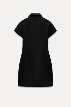 Hot VESTIDO CORTO BOTONES DORADOS Mujer Vestidos