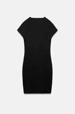 Hot VESTIDO CORTO BRILLOS PUNTO STRETCH Mujer Vestidos