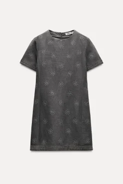 New VESTIDO CORTO BRILLOS ZW COLLECTION Mujer Vestidos