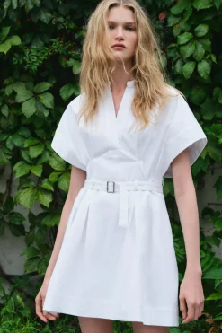 Outlet VESTIDO CORTO CINTURÓN ZW COLLECTION Mujer Vestidos