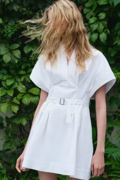 Outlet VESTIDO CORTO CINTURÓN ZW COLLECTION Mujer Vestidos