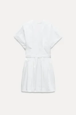 Outlet VESTIDO CORTO CINTURÓN ZW COLLECTION Mujer Vestidos