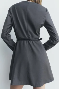 Hot VESTIDO CORTO CINTURÓN ZW COLLECTION Mujer Vestidos