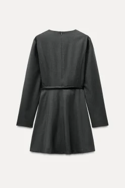 Hot VESTIDO CORTO CINTURÓN ZW COLLECTION Mujer Vestidos