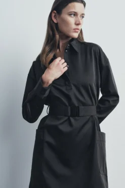 Sale VESTIDO CORTO CINTURÓN ZW COLLECTION Mujer Vestidos