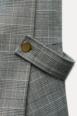 Discount VESTIDO CORTO CUADROS ZW COLLECTION Mujer Vestidos