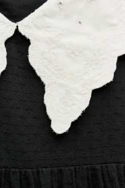 Discount VESTIDO CORTO CUELLO BOBO Mujer Vestidos