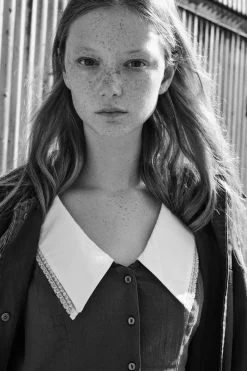 Hot VESTIDO CORTO CUELLO BOBO Mujer Vestidos