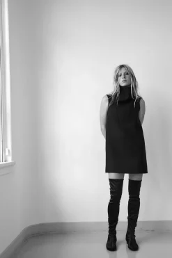 Fashion VESTIDO CORTO CUELLO ENVOLVENTE Mujer Vestidos