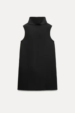 Fashion VESTIDO CORTO CUELLO ENVOLVENTE Mujer Vestidos