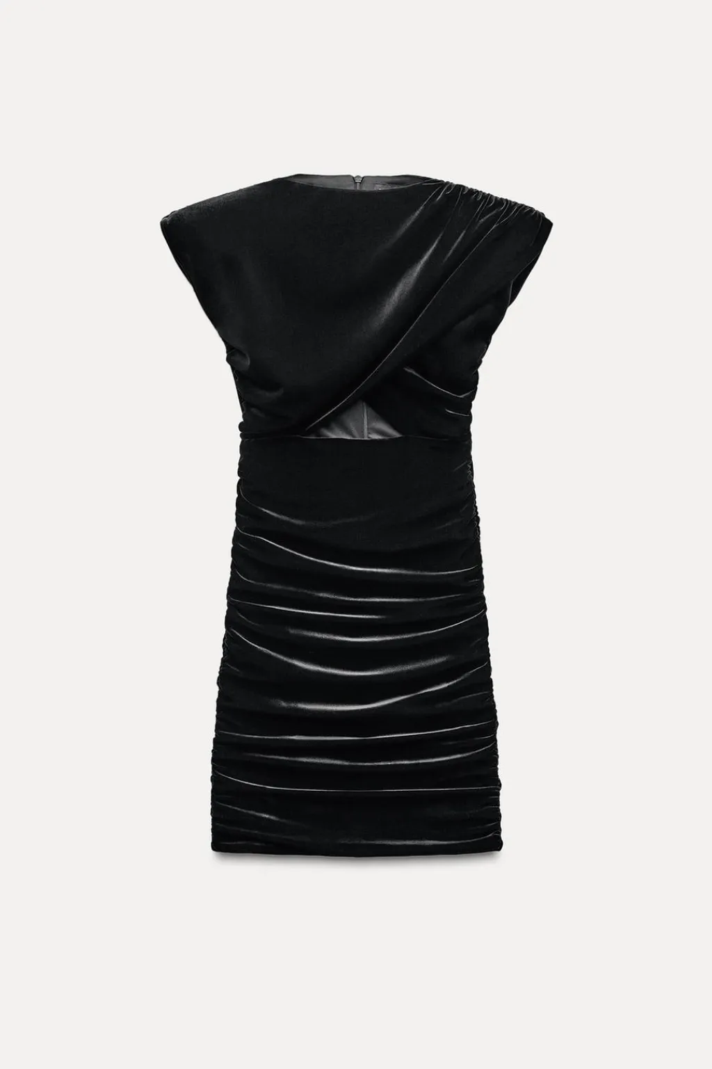 Discount VESTIDO CORTO CUT OUT TERCIOPELO Mujer Vestidos