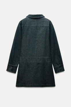 Outlet VESTIDO CORTO DENIM ZW COLLECTION Mujer Vestidos