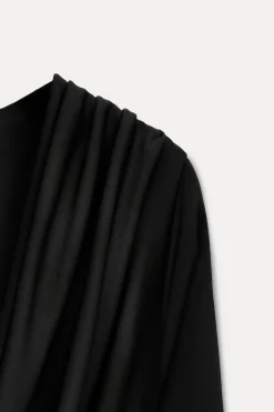 New VESTIDO CORTO DRAPEADO Mujer Vestidos