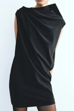Online VESTIDO CORTO DRAPEADO Mujer Vestidos