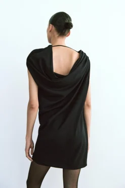 Online VESTIDO CORTO DRAPEADO Mujer Vestidos